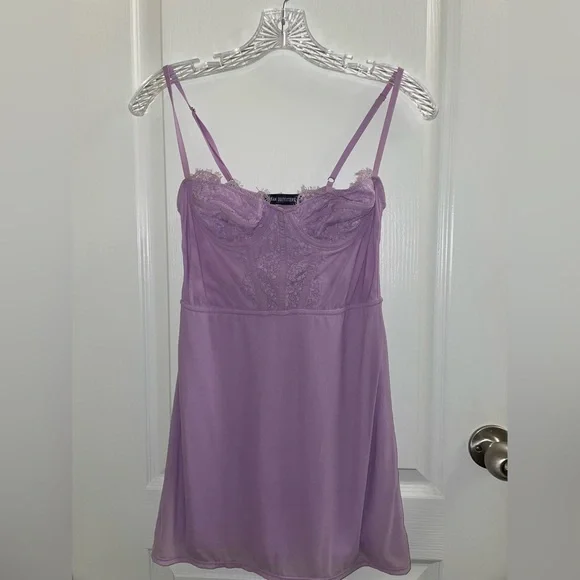 modern love bustier mini dress Urban Outfitters Modern Love Bustier Mini Dress Purple